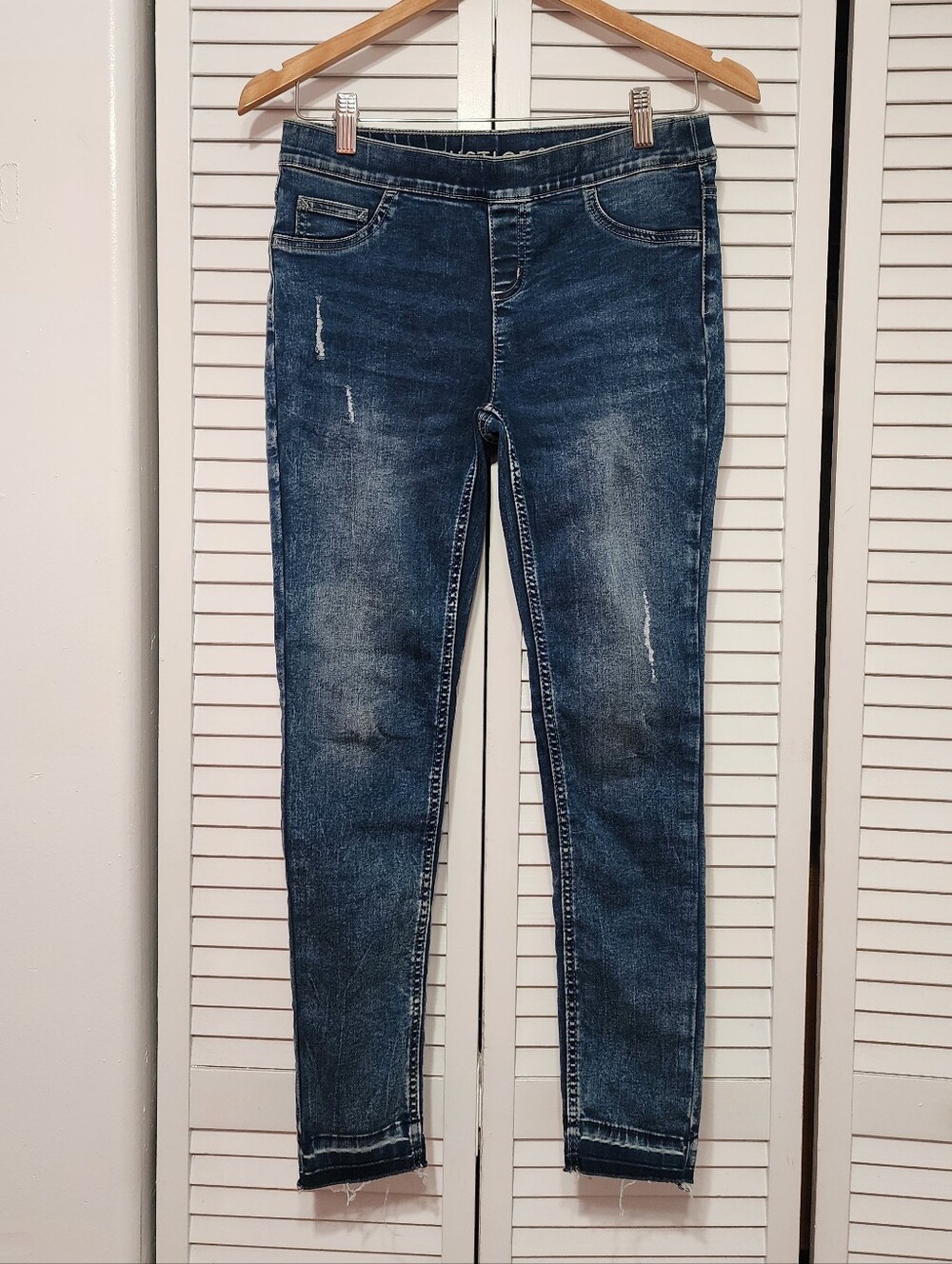 Justice Blue Stretchy Skinny Jeans- Women's Jeggings